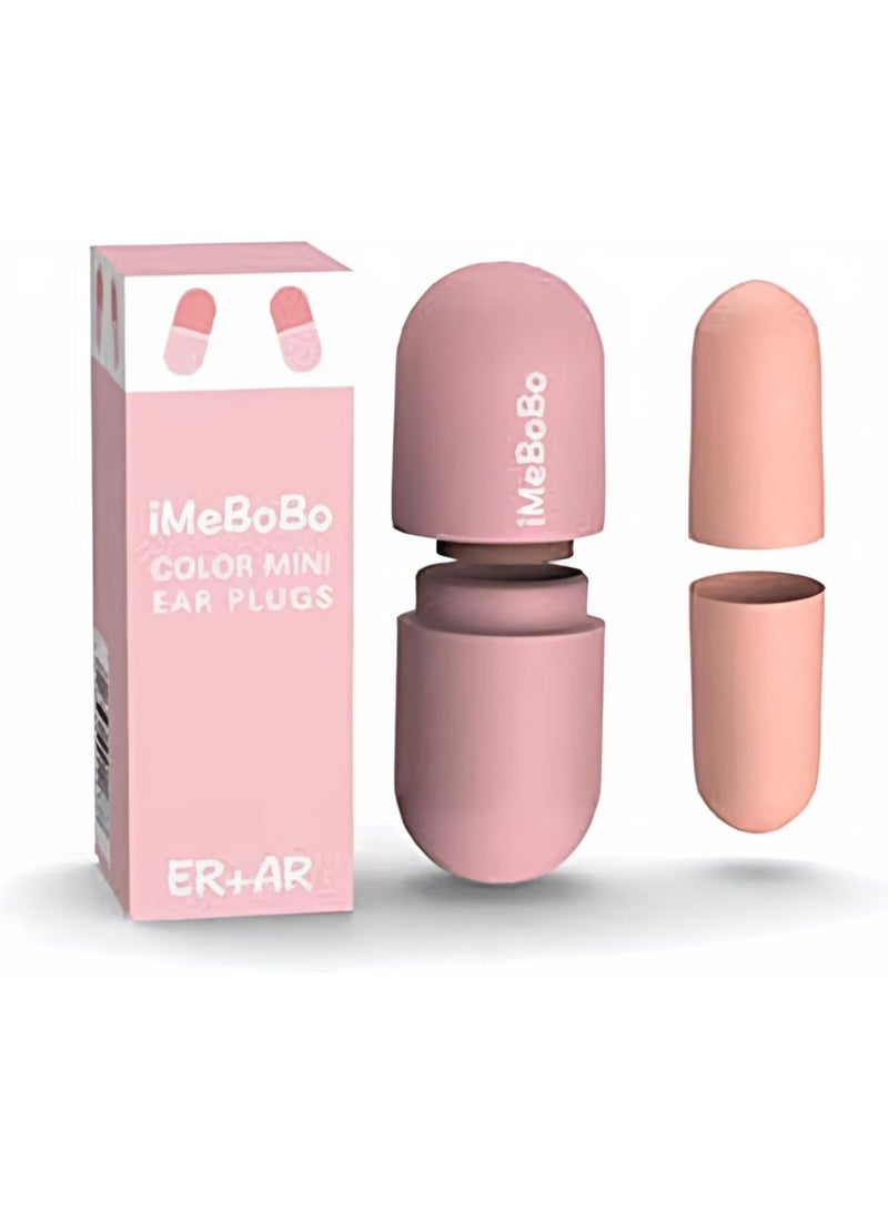 سدادات أذن صغيرة ملونة - سدادات أذن عازلة للصوت للنوم - ناعمة ومريحة وخفيفة الوزن وبطيئة الارتداد - Image 1